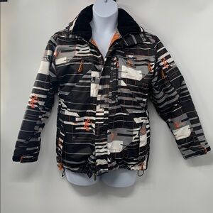 Liquid Venture Men’s Lightweight Venture Jacket Outdoor Casual Zip Front Size L